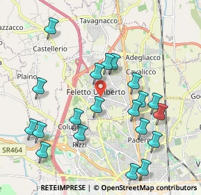 Mappa Piazza Indipendenza, 33010 Tavagnacco UD, Italia (2.1385)