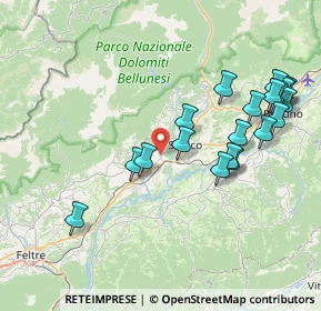 Mappa Via Ramentera, 32035 Meano BL, Italia (8.327)