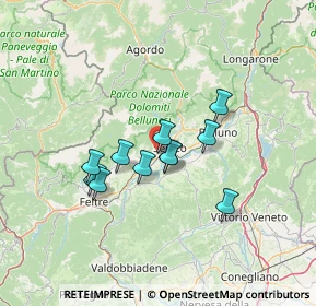 Mappa Via Ramentera, 32035 Meano BL, Italia (10.12364)