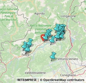 Mappa Via Ramentera, 32035 Meano BL, Italia (10.7795)