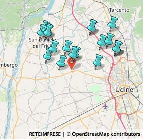 Mappa Via Rollet, 33034 Fagagna UD, Italia (7.114)