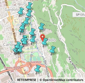 Mappa Via di Melta, 38121 Trento TN, Italia (0.5155)