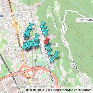Mappa Via di Melta, 38121 Trento TN, Italia (0.37692)