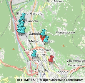 Mappa Via di Melta, 38121 Trento TN, Italia (1.97214)