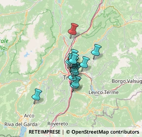Mappa Via di Melta, 38121 Trento TN, Italia (6.21933)