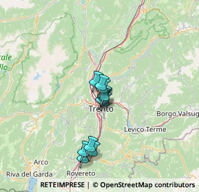 Mappa Via di Melta, 38121 Trento TN, Italia (9.54727)
