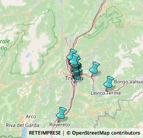 Mappa Via Rienza, 38121 Trento TN, Italia (6.73455)