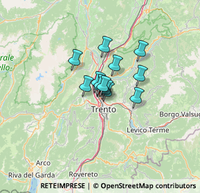 Mappa Via Rienza, 38121 Trento TN, Italia (6.22769)