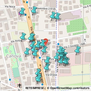 Mappa Via Rienza, 38121 Trento TN, Italia (0.13)