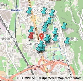 Mappa Via Rienza, 38121 Trento TN, Italia (0.3245)