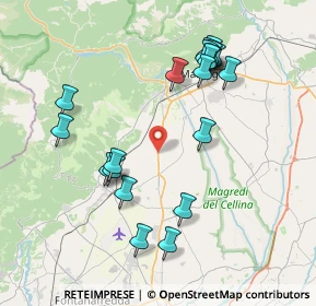 Mappa Via San Martino, 33086 Aviano PN, Italia (7.9965)