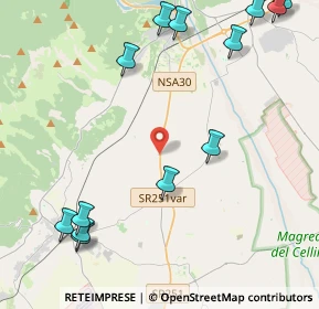 Mappa Via San Martino, 33086 Aviano PN, Italia (5.70231)