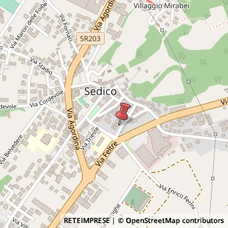 Mappa Via Guglielmo Marconi, 56, 32036 Sedico, Belluno (Veneto)