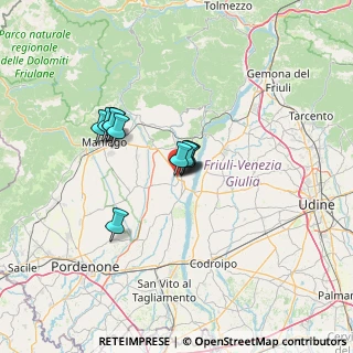 Mappa Via dei Platani, 33097 Spilimbergo PN, Italia (8.86727)