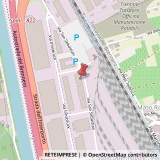 Mappa Via Innsbruck, 31, 38121 Levico Terme, Trento (Trentino-Alto Adige)