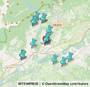 Mappa Viale Venezia, 32036 Sedico BL, Italia (3.10667)