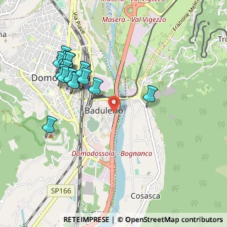 Mappa Via Bologna, 28845 Domodossola VB, Italia (1.0175)