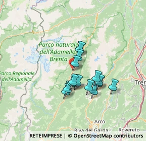 Mappa Via delle Capre, 38088 Spiazzo TN, Italia (9.68125)