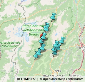 Mappa Via delle Capre, 38088 Spiazzo TN, Italia (9.444)
