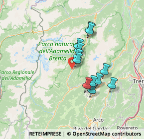 Mappa Via delle Capre, 38088 Spiazzo TN, Italia (10.7825)