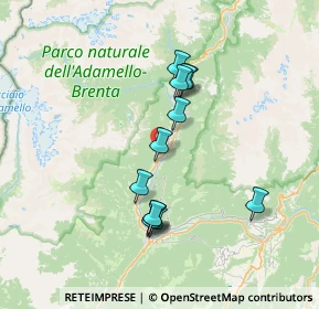 Mappa Via delle Capre, 38088 Spiazzo TN, Italia (6.28667)