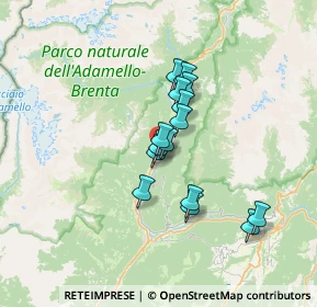 Mappa Via delle Capre, 38088 Spiazzo TN, Italia (4.988)