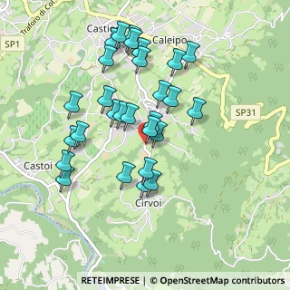 Mappa Via Cirvoi, 32100 Belluno BL, Italia (0.86786)