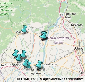 Mappa P.za I Maggio, 33090 Spilimbergo PN, Italia (15.6375)