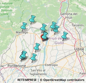 Mappa P.za I Maggio, 33090 Spilimbergo PN, Italia (11.385)