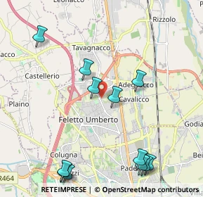 Mappa 33010 Tavagnacco UD, Italia (2.49583)