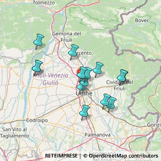 Mappa Via Michelangelo Buonarroti, 33010 Tavagnacco UD, Italia (12.45286)
