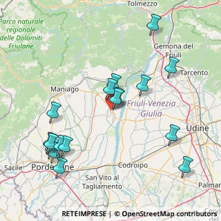 Mappa 33097 Spilimbergo PN, Italia (17.76176)