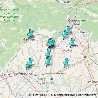 Mappa 33097 Spilimbergo PN, Italia (11.81846)