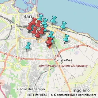 Mappa Via Samuel F. Hahnemann, 70100 Bari BA, Italia (1.692)