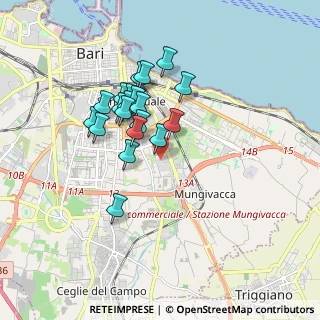 Mappa Via Samuel F. Hahnemann, 70100 Bari BA, Italia (1.56)