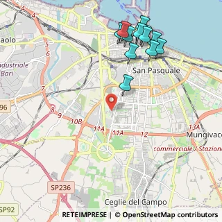 Mappa Via Salvatore Matarrese, 70124 Bari BA, Italia (2.61667)