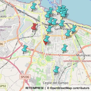 Mappa Via Salvatore Matarrese, 70124 Bari BA, Italia (2.51158)