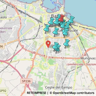 Mappa Via Salvatore Matarrese, 70124 Bari BA, Italia (1.915)