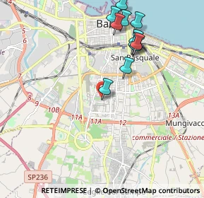 Mappa Via S. Tommaso D'Aquino, 70124 Bari BA, Italia (2.24)