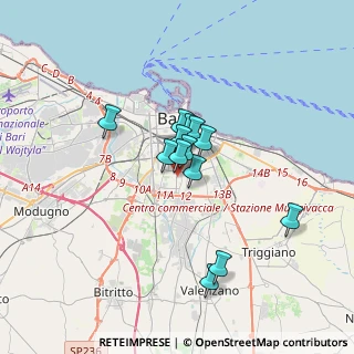 Mappa Viale de Laurentis Luigi, 70124 Bari BA, Italia (2.50692)
