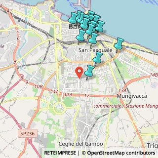 Mappa Viale de Laurentis Luigi, 70124 Bari BA, Italia (2.522)