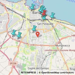 Mappa Viale de Laurentis Luigi, 70124 Bari BA, Italia (2.595)