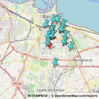 Mappa Viale de Laurentis Luigi, 70124 Bari BA, Italia (1.453)