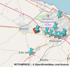 Mappa SP 218 Poligonale di Bitonto Km. 9+300 Bitonto, 70032 Bitonto BA, Italia (4.26182)