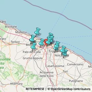 Mappa Via Nicola Ruffo, 70124 Bari BA, Italia (8.59923)