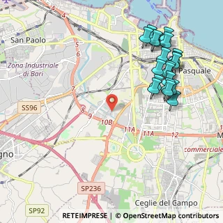 Mappa Via Nicola Ruffo, 70124 Bari BA, Italia (2.5995)