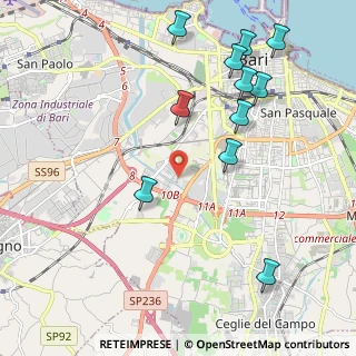 Mappa Via Nicola Ruffo, 70124 Bari BA, Italia (2.56091)