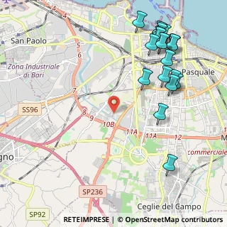 Mappa Via Nicola Ruffo, 70124 Bari BA, Italia (2.8365)