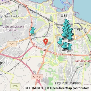 Mappa Via Nicola Ruffo, 70124 Bari BA, Italia (2.175)