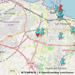 Mappa Via Nicola Ruffo, 70124 Bari BA, Italia (3.11)